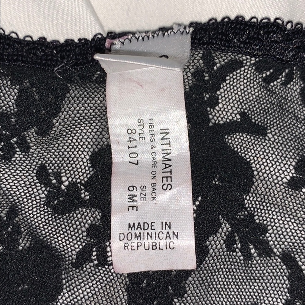 Vintage Christian Dior high cut black lace panties - Picture 11 of 15